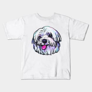 The happy Maltese Love of My Life Kids T-Shirt